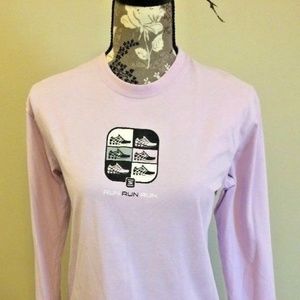 Ladies Nike T Shirt Size Medium M Long Sleeve